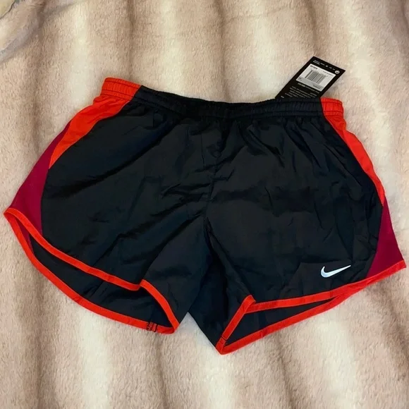 Nike Drifit Black & Red Shorts - Women's Size XS - Picture 1 of 4